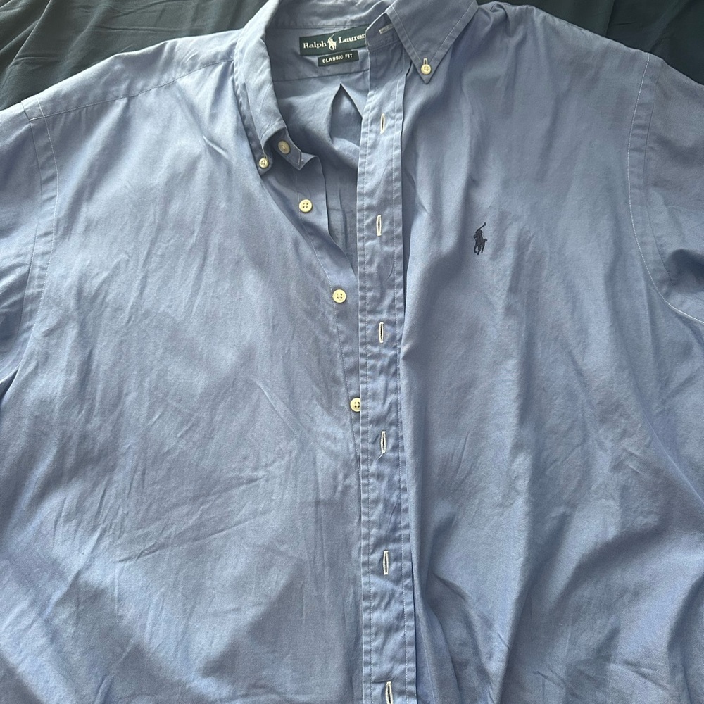 Men’s Polo Ralph Lauren 17 34-35 Blue Classic Fit